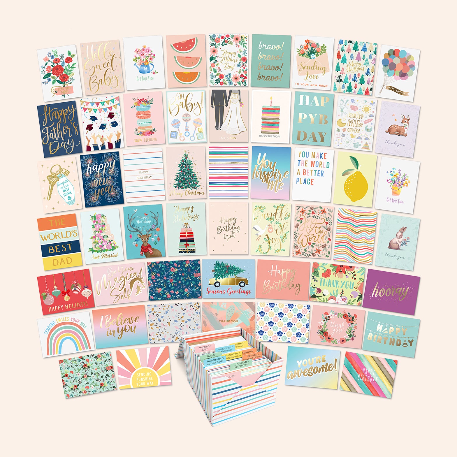 All-Occasion Card Assortment | Set of 100