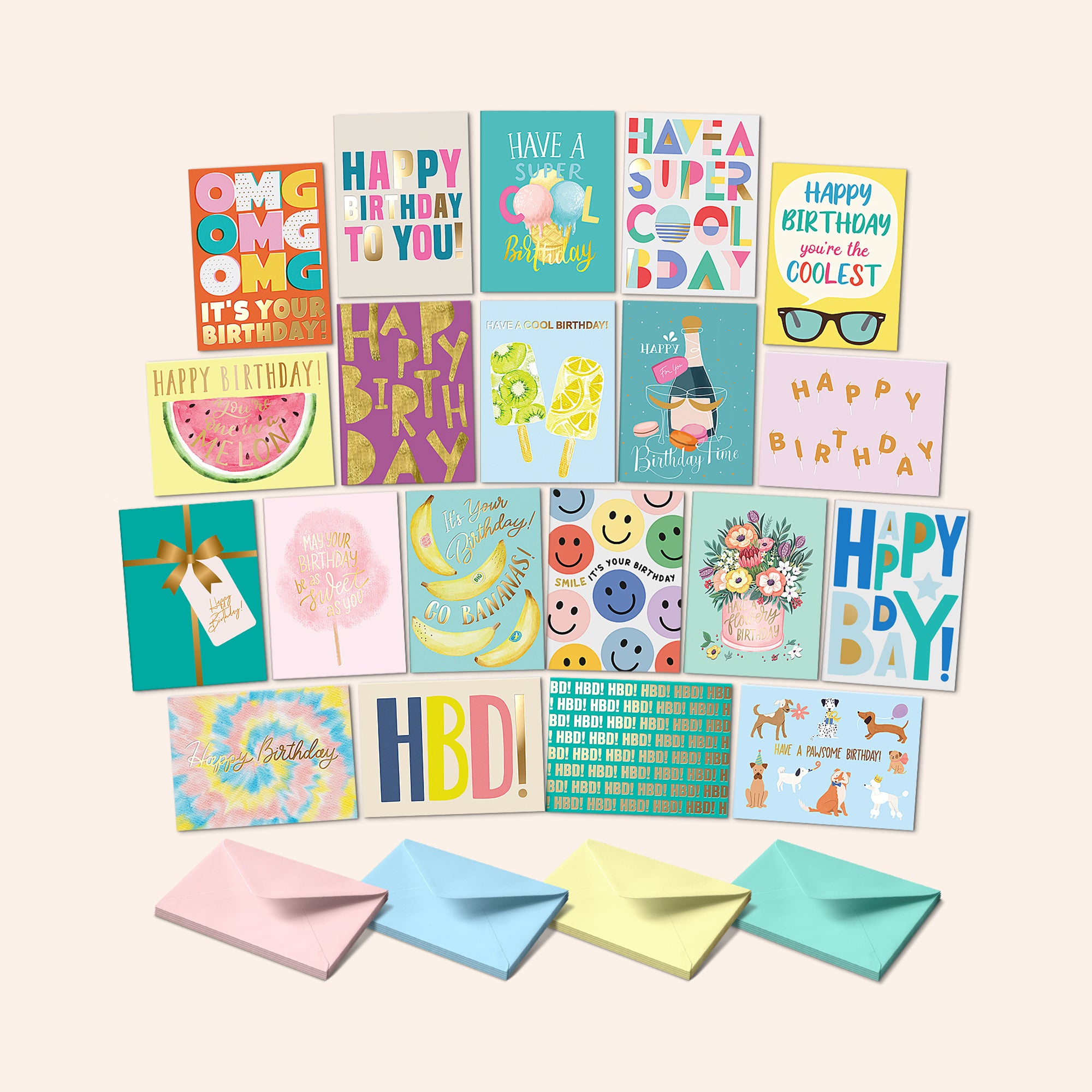 Birthday Card Assortment III | Set of 20