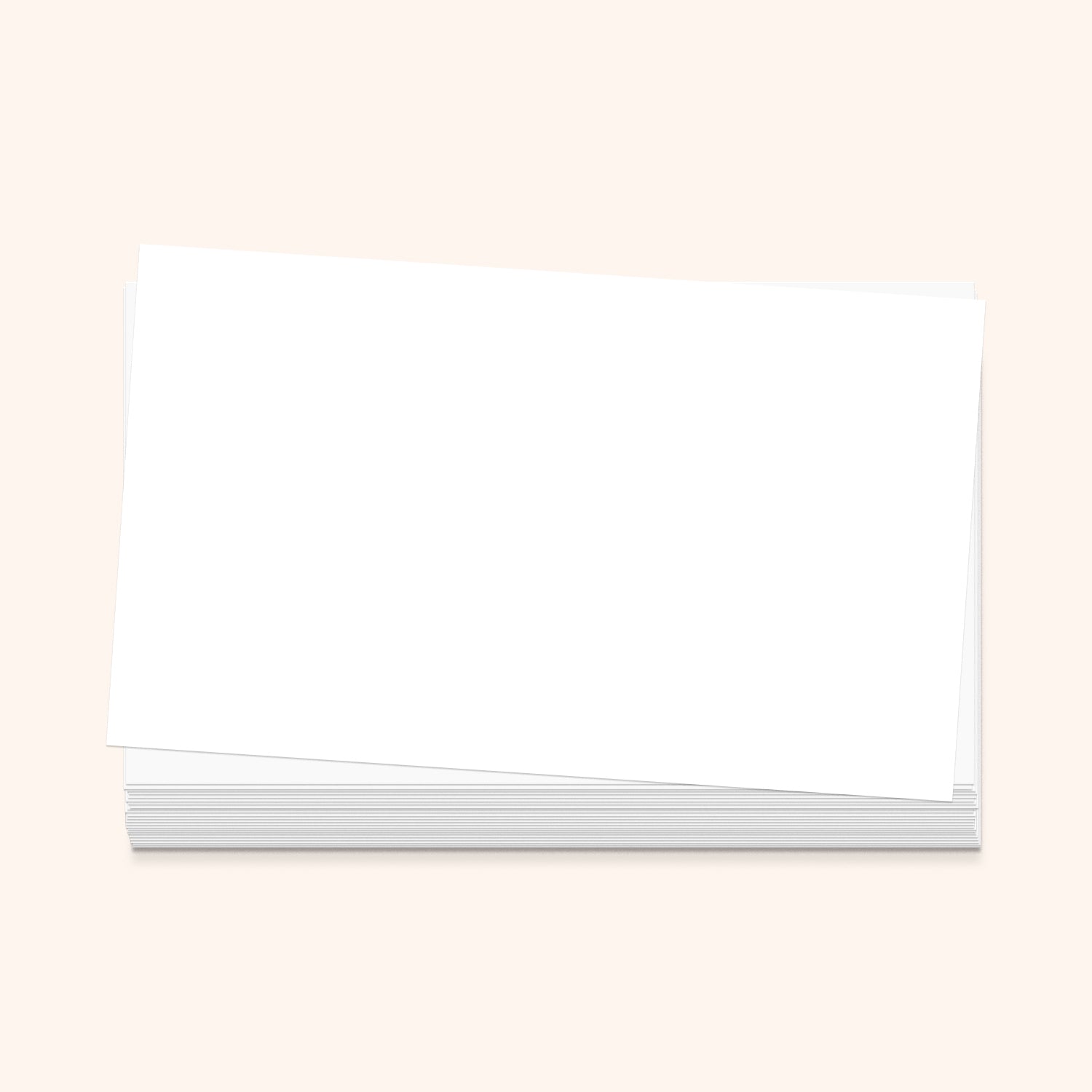 Plain White Postcards | Set of 100 | Size 3x5