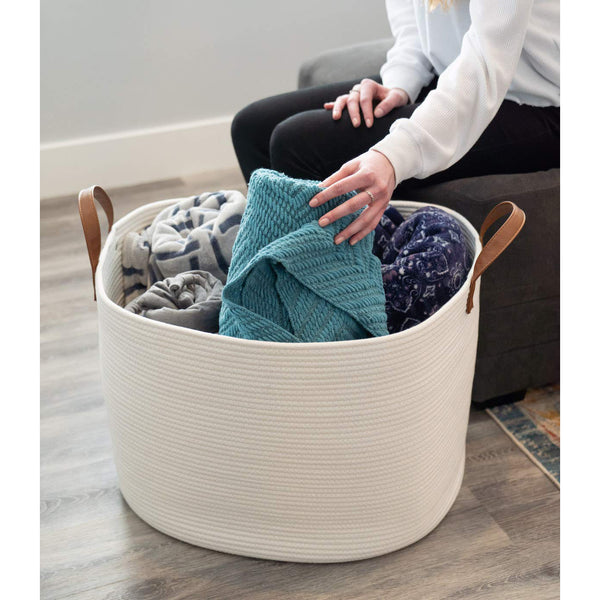Extra Large Rope Storage Basket – Sweetzer & Orange
