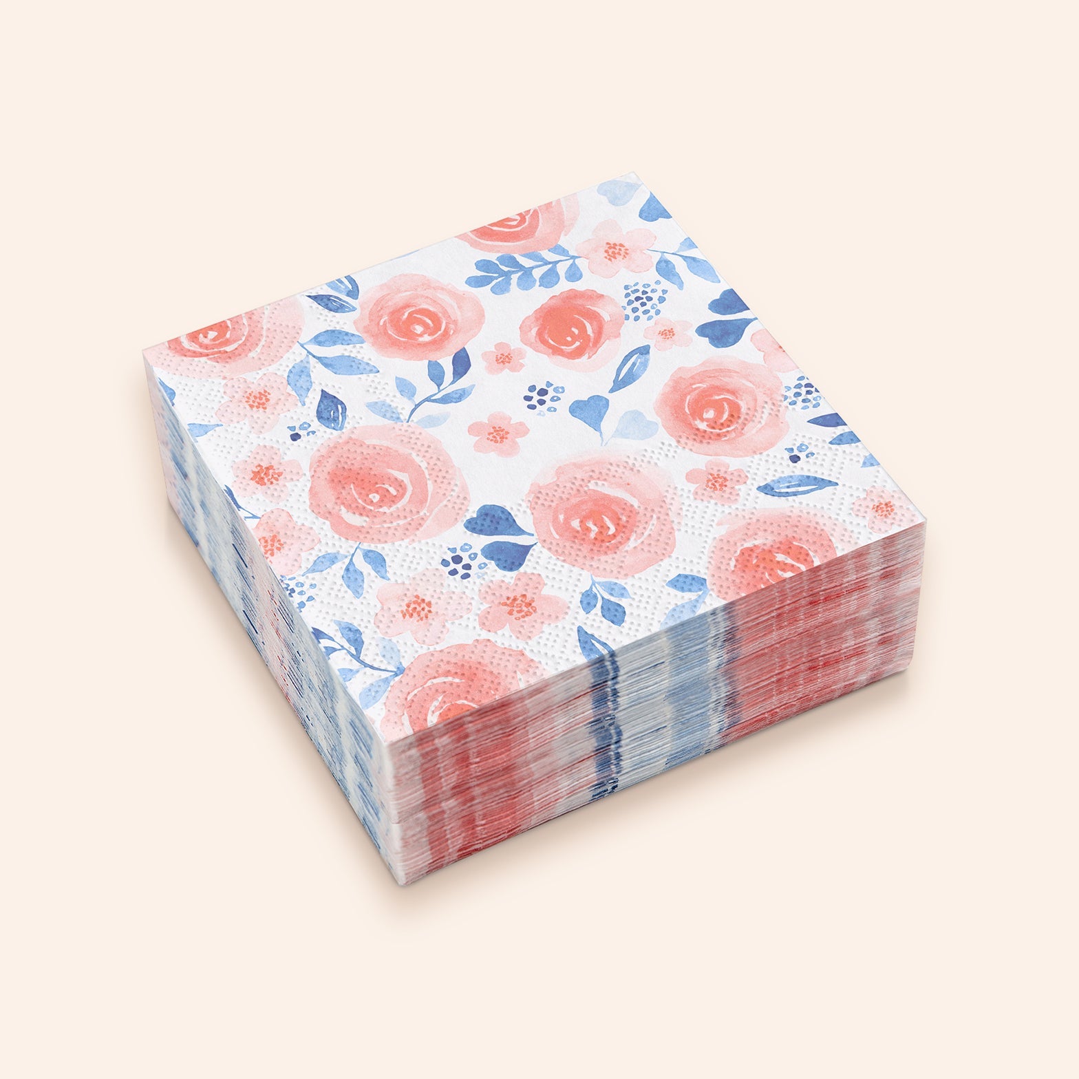 Watercolor Floral Cocktail Napkins | Set of 120