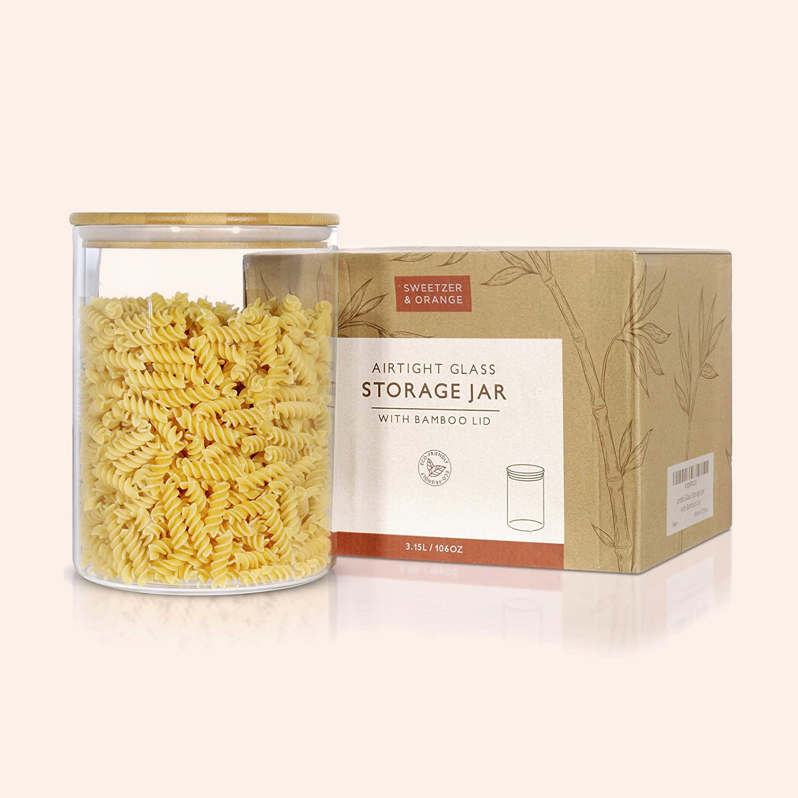 Jumbo Glass Storage Jar