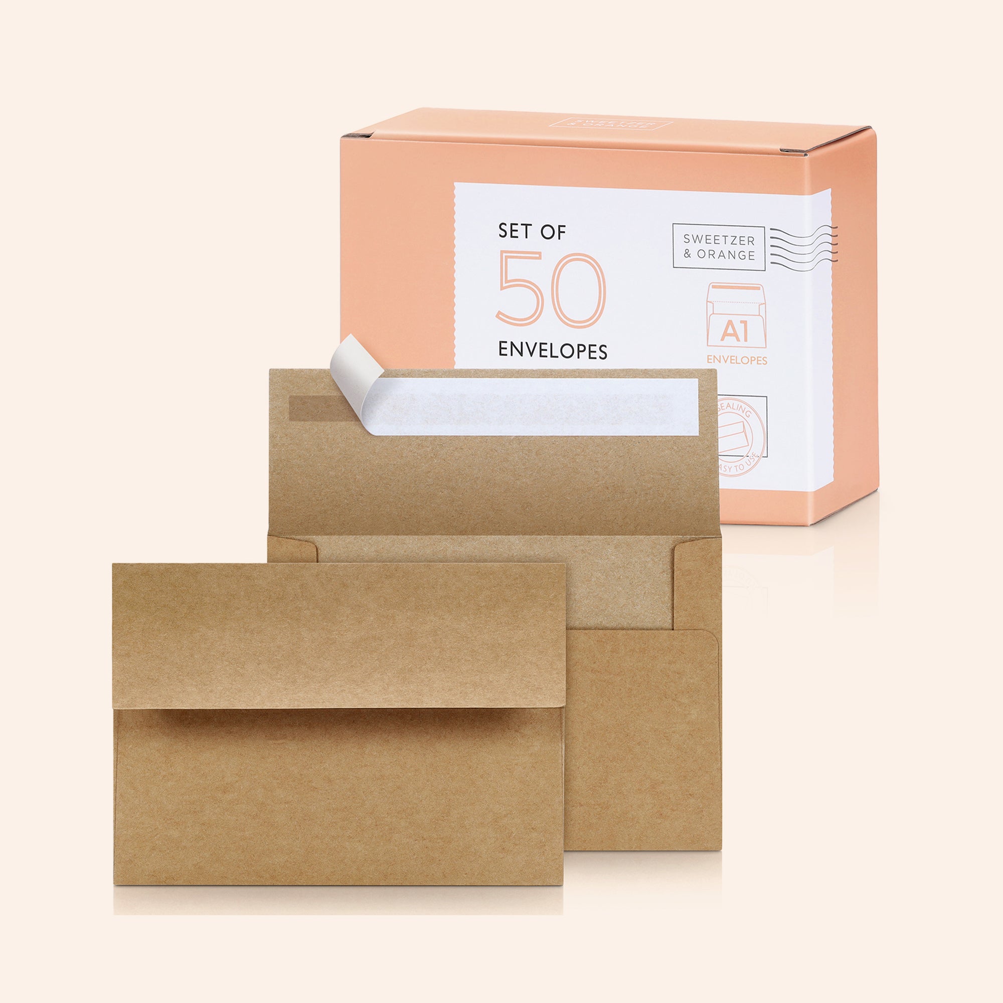 A1 Kraft Envelopes | Set of 50