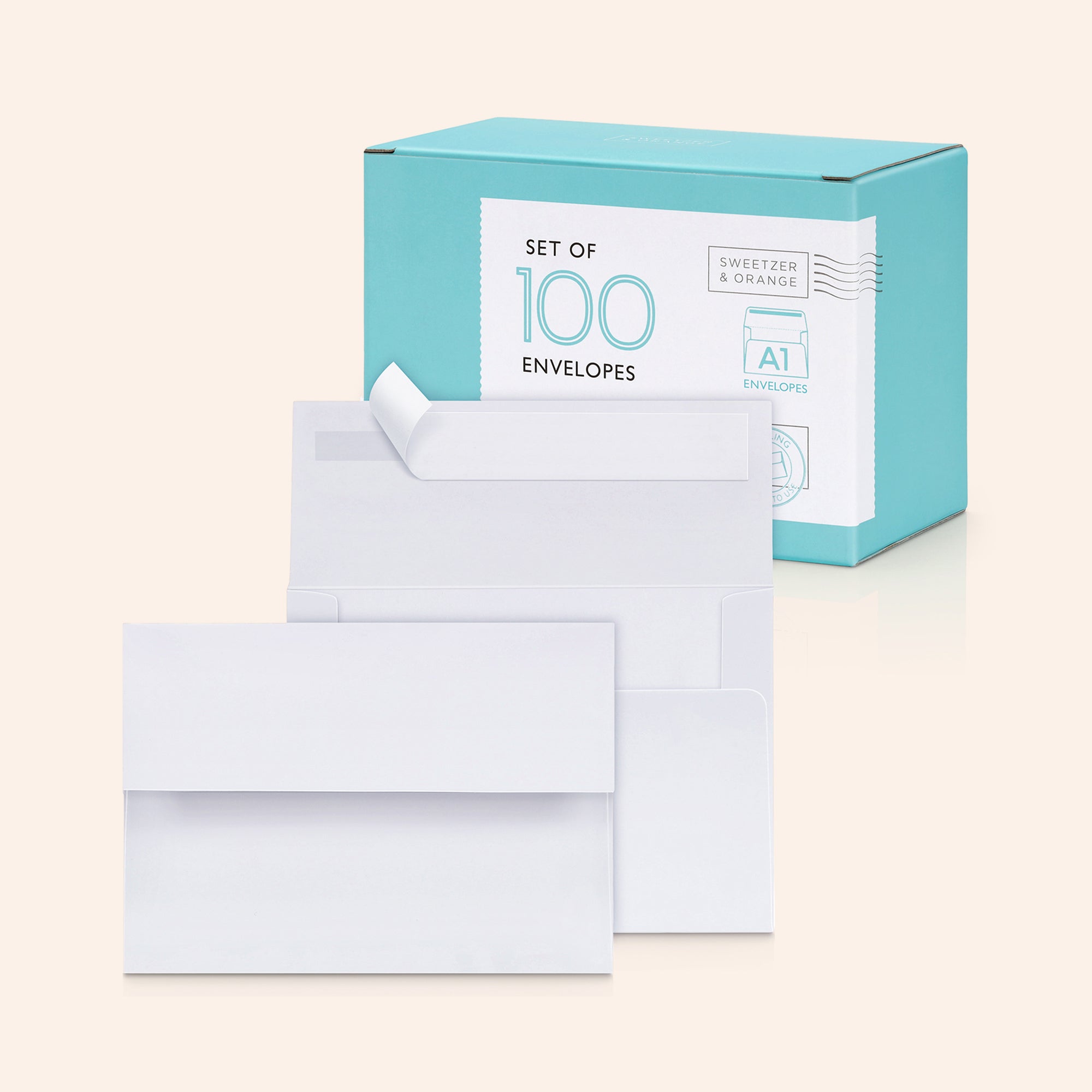A1 White Envelopes | Set of 100