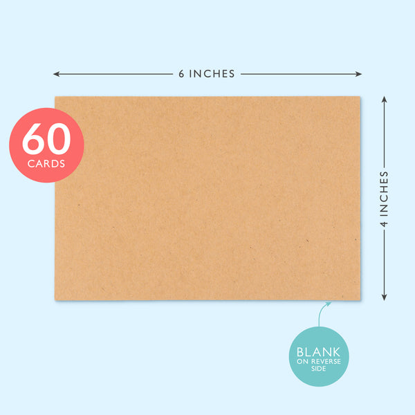 Blank Kraft Postcards Set of 50 Sweetzer & Orange
